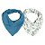 Kit Com 2 Babadores Bandana Hug Espacial Azul Nimbus - Imagem 1