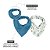 Kit Com 2 Babadores Bandana Hug Espacial Azul Nimbus - Imagem 4