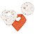 Kit Com 2 Babadores Bandana Hug Minimalista Terracota - Imagem 2