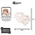 Kit Com 2 Babadores Bandana Hug Floresta Magia Rosa - Imagem 5