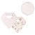 Kit Com 2 Babadores Bandana Hug Floresta Magia Rosa - Imagem 3