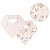 Kit Com 2 Babadores Bandana Hug Floresta Magia Rosa - Imagem 2