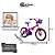 Bicicleta Infantil Nathor Aro 16 Com Rodinhas Top Girls 6 - Imagem 7