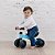 Bicicleta de Equilíbrio Buba 4 Rodas Azul + 12M - Imagem 7