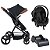 Carrinho De Bebê Galzerano Ivy Com Bebê Conforto E Base - Imagem 1