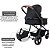 Carrinho De Bebê Galzerano Ivy Preto Bebê Conforto E Base - Imagem 5