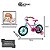 Bicicleta Infantil Aro 14 First Pro Feminina 4 E Capacete - Imagem 7