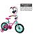 Bicicleta Infantil Aro 14 First Pro Feminina 4 E Capacete - Imagem 4