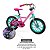 Bicicleta Infantil Aro 14 First Pro Feminina 4 E Capacete - Imagem 6