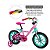 Bicicleta Infantil Aro 14 First Pro Feminina 4 E Capacete - Imagem 2