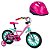 Bicicleta Infantil Aro 14 First Pro Feminina 4 E Capacete - Imagem 1