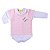 Saída de Maternidade Sanches Baby Feminino Rosa c/ Branco - Imagem 3