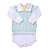 Saída de Maternidade Sanches Baby Masculina Verde c/ Branco - Imagem 3