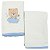 Kit Com 2 Babinhas Hug Urso Sweet Dreams Azul E Branco - Imagem 3