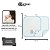 Kit Com 2 Babinhas Hug Urso Sweet Dreams Azul E Branco - Imagem 8