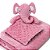 Kit Pipoquinha Cobertor e Naninha Loani Elefantinho Rosa - Imagem 8