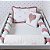 Kit Berço Hug Lovely Day Rosa Antigo 7 Peças - Imagem 2