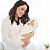 Manta Infantil De Suedine Hug Urso New Baby Rosa - Imagem 2