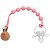 Prendedor de Chupeta Buba Silicone Rosa - Imagem 3