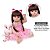 Boneca Bebê Reborn Shiny Toys Laura Baby Gabriela 18" - Imagem 4