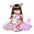Boneca Bebê Reborn Shiny Toys Laura Baby Gabriela 18" - Imagem 7