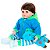 Boneco Bebê Reborn Shiny Toys Laura Baby Bryan 18" - Imagem 8