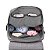 Mochila Maternidade Laço Bebê LB Ayane Cinza - Imagem 4