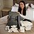 Mochila Maternidade Laço Bebê LB Ayane Cinza - Imagem 2