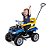 Quadriciclo Infantil 2 em 1 Calesita Cross Up Azul Com Haste - Imagem 2