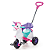 Triciclo Infantil Calesita 2 em 1 Fantasy Rosa - Imagem 1
