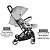 Carrinho de Bebê Litet Compacto 0-15 kg Oppa Cinza - Imagem 4