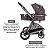 Kit Carrinho de Bebê Kiddo Quantum com Bebê Conforto e Base - Imagem 3