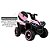 Quadriciclo Elétrico Infantil Bandeirante 6V Preto e Rosa +3 Anos - Imagem 8