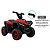 Quadriciclo Elétrico Infantil Bandeirante 6V Vermelho - Imagem 3
