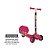 Patinete Infantil Bandeirante Max Led Ajustável Rosa - Imagem 7