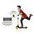 Patinete Infantil Bandeirante Skatenet Led Pro Dobrável Preto - Imagem 7