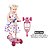 Patinete Infantil Bandeirante Skatenet LED Incitante + Base Larga Rosa - Imagem 3