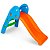 Escorrega Infantil Homeplay 2 Degraus Laranja e Azul +3 anos - Imagem 1