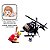 Blocos de Montar Multikids Cubic Helicóptero de Combate 221 Pçs - Imagem 5