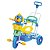 Triciclo Gangorra Bel Fix Cachorrinho com Capota 3 em 1 Azul - Imagem 1
