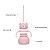 Copo em Silicone Buba com Canudo Ursinho Rosa +6M - Imagem 2