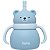 Copo em Silicone Buba com Canudo Ursinho Azul +6M - Imagem 1