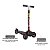 Patinete Infantil Bandeirante Max Led Ajustável Preto - Imagem 5