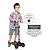 Patinete Infantil Bandeirante Max Led Ajustável Preto - Imagem 6