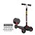 Patinete Infantil Bandeirante Max Led Ajustável Preto - Imagem 7