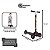Patinete Infantil Bandeirante Max Led Ajustável Preto - Imagem 8
