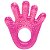 Mordedor Buba Com Água Mãozinha Rosa +4M - Imagem 1