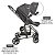 Carrinho de Bebê Kiddo Prima Melange Preto e Bebê Conforto - Imagem 3