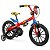 Bicicleta Infantil Nathor Spider-Man 2 Aro 16 Vermelho - Imagem 1
