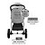 Carrinho de Bebê Litet Jogger Sway Cinza e Preto (0 a 15 kg) - Imagem 6